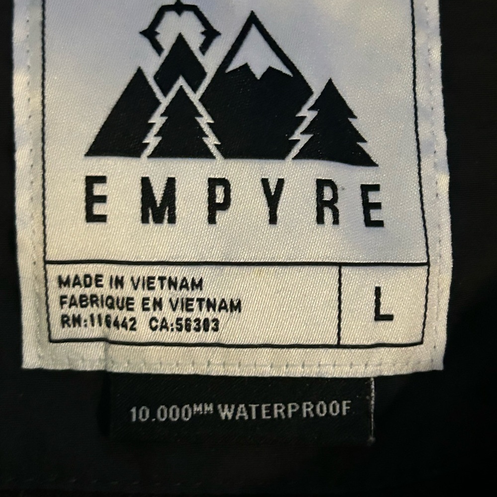 Empyre Black Waterproof Jacket - Picture 2 of 5